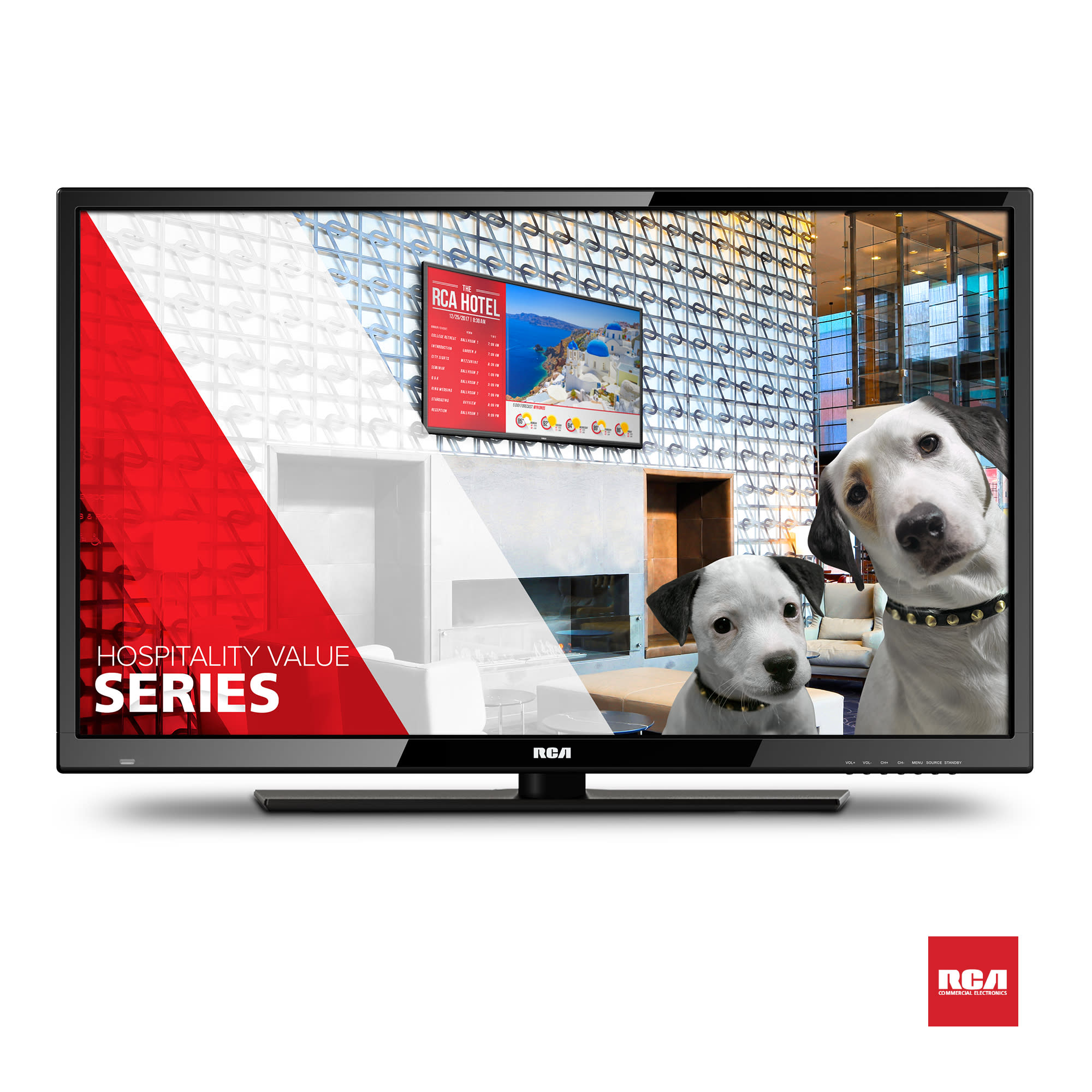 GuestSupply US | RCA 32in Commercial LED Television, Non Pro:Idiom